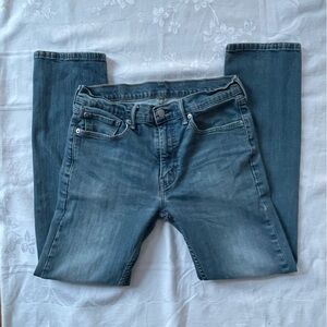 Levi’s Mens 513 Jeans 32x32 (Actual 31x29.5) Slim Straight Blue Stretch